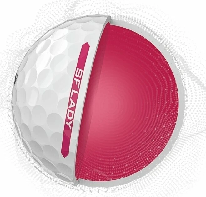 Srixon Soft Feel Lady 8 Golf Balls Passion Pink 8 Srixon Soft Feel Lady 8 Golf Balls Passion Pink - Image 8