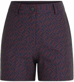 J.Lindeberg Gwen Printed Golf Short Ketchup Bridge Monogram 25