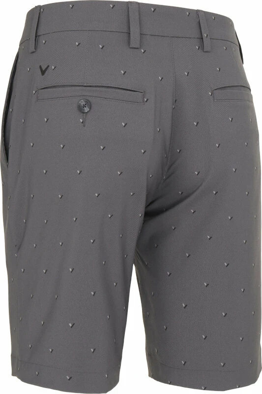 Callaway Mens Chev All Over Print Shorts Caviar 38 2 Callaway Mens Chev All Over Print Shorts Caviar 38 - Image 2