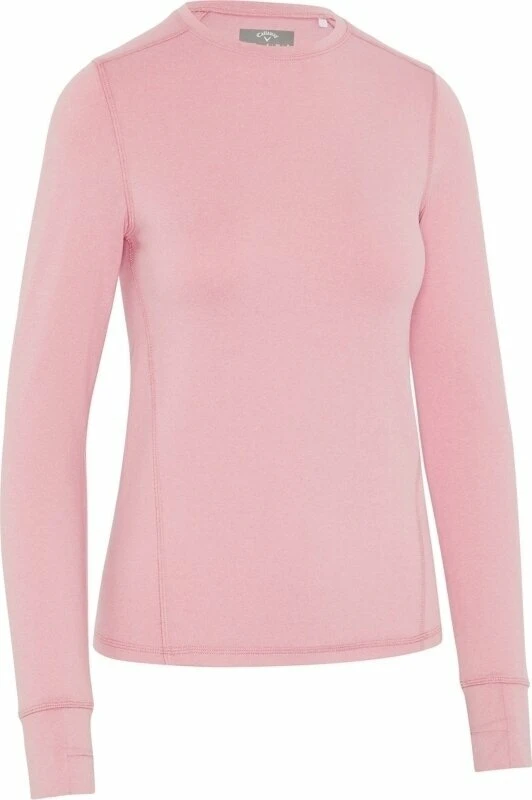 Callaway Womens Crew Base Layer Top Pink Nectar Heather L 1 Callaway Womens Crew Base Layer Top Pink Nectar Heather L