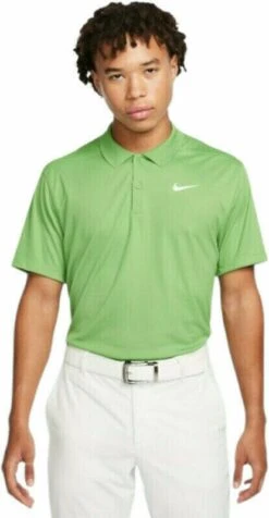 Nike Dri-Fit Victory Mens Golf Polo Chlorophyll/White XL