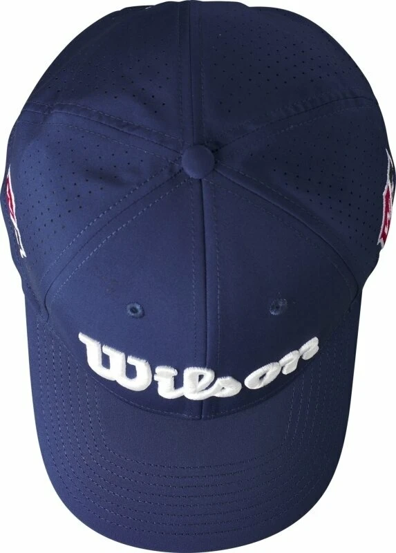 Wilson Staff Performance Mesh Cap Blue 3 Wilson Staff Performance Mesh Cap Blue - Image 3