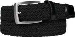 Alberto Belt Basic Braided Mens Black 105