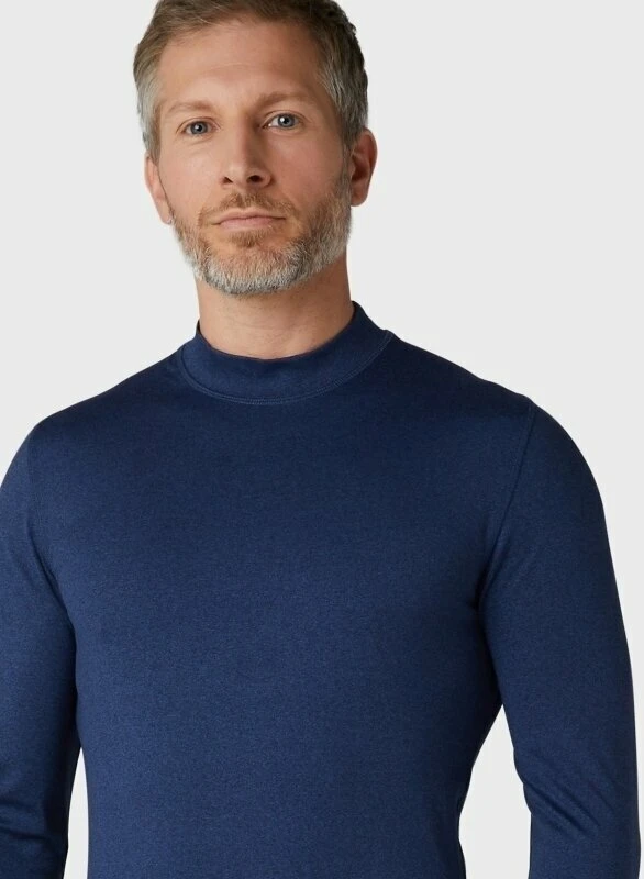 Callaway Crew Neck Mens Base Layer True Navy Heather S 3 Callaway Crew Neck Mens Base Layer True Navy Heather S - Image 3