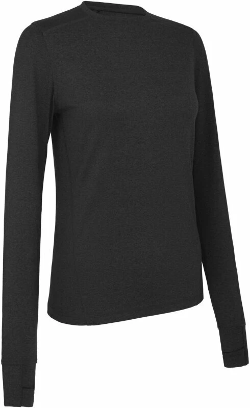 Callaway Womens Crew Base Layer Top Ebony Heather XS 1 Callaway Womens Crew Base Layer Top Ebony Heather XS