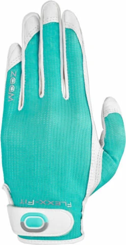 Zoom Gloves Sun Style D-Mesh Womens Golf Glove White/Mint LH S/M