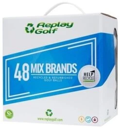 Replay Golf Mix Brands Lake Balls 48 Pack White