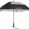 Jucad Telescopic Umbrella Windproof With Pin Black/Silver/Red