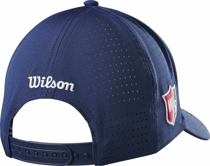 Wilson Staff Performance Mesh Cap Blue 2 Wilson Staff Performance Mesh Cap Blue - Image 2