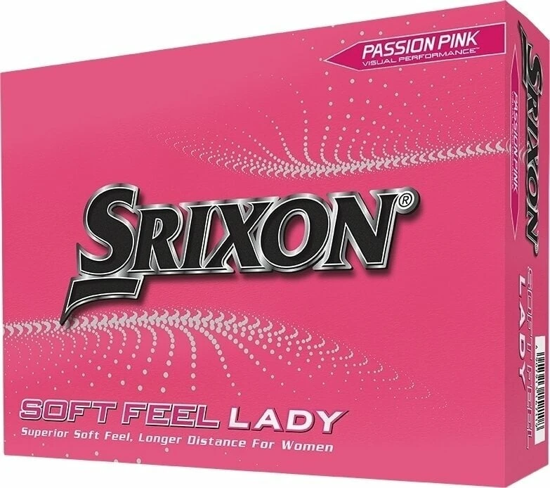 Srixon Soft Feel Lady 8 Golf Balls Passion Pink 1 Srixon Soft Feel Lady 8 Golf Balls Passion Pink