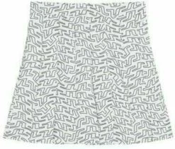 J.Lindeberg Adina Print Golf Skirt White Outline Bridge Swirl L