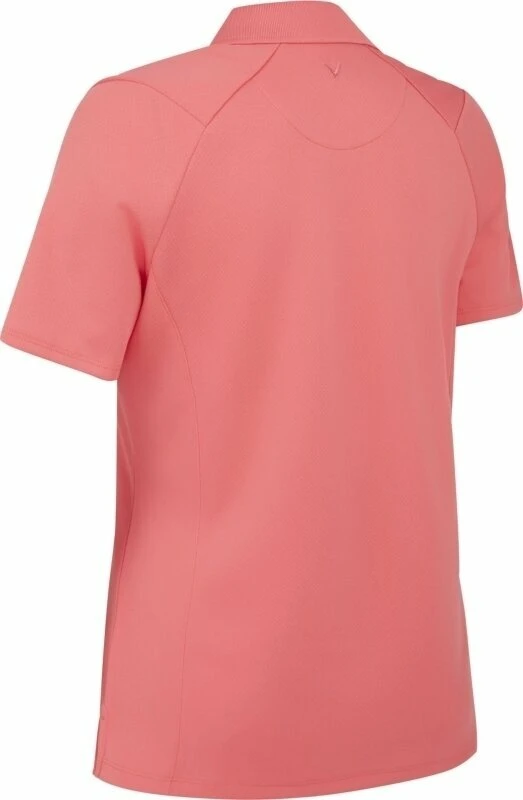 Callaway Womens Swing Tech Solid Polo Coral Paradise L 2 Callaway Womens Swing Tech Solid Polo Coral Paradise L - Image 2