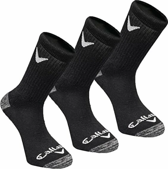 Callaway Sport Crew Socks Black UNI 1 Callaway Sport Crew Socks Black UNI