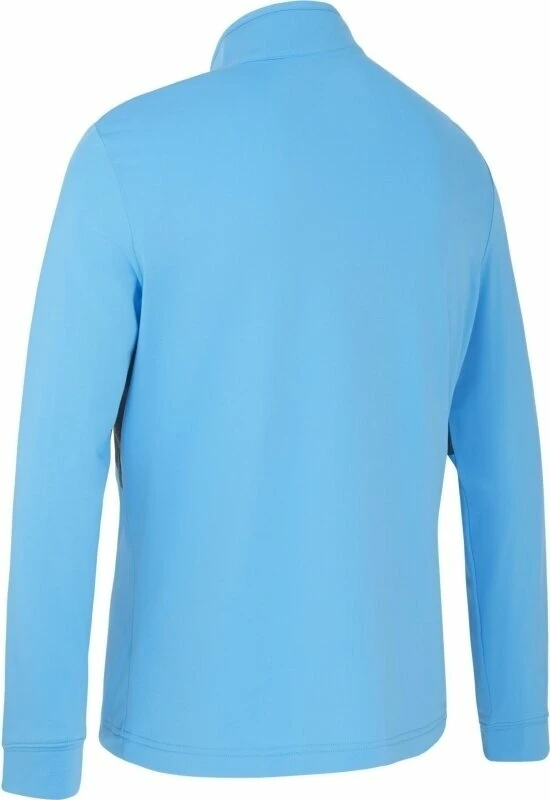 Callaway Mens Aquapel 1/2 Zip Mixed Media Pullover Malibu Blue/Caviar XL 2 Callaway Mens Aquapel 1/2 Zip Mixed Media Pullover Malibu Blue/Caviar XL - Image 2