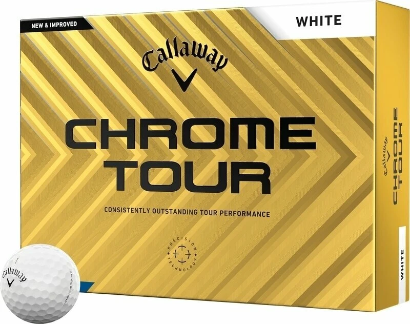 Callaway Chrome Tour White Golf Balls Basic 1 Callaway Chrome Tour White Golf Balls Basic
