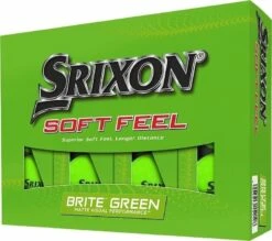 Srixon Soft Feel Brite 13 Golf Balls Brite Green